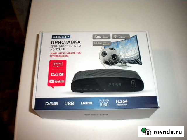 Приставка для цифрового тв dexp HD 7734P Волгореченск - изображение 1