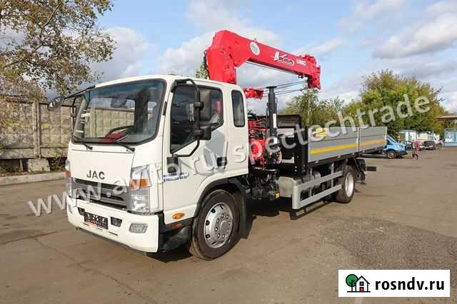 JAC N120 с КМУ, 2021 Москва - изображение 1