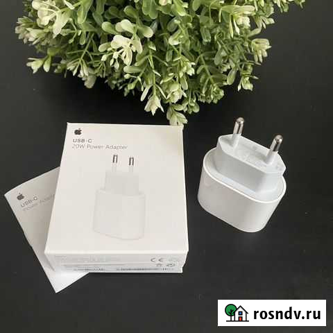 Зарядка на iPhone блок Apple USB-C 20W Уфа - изображение 1