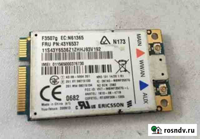 3g-модуль для ноутбука ericsson F3507G Пермь - изображение 1