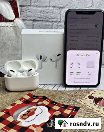 Airpods pro шумоподавление топ-версия (гарантия, н Владимир - изображение 1