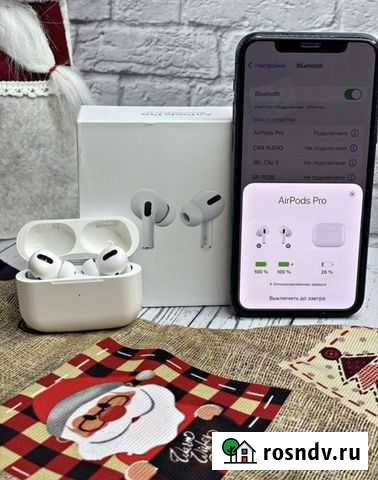 Airpods pro шумоподавление топ-версия (гарантия, н Владимир - изображение 1