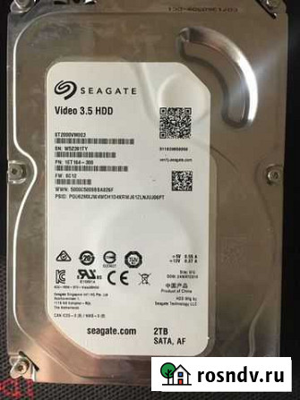 Жесткие диски Seagate HDD 2TB ST2000VM003 Новочебоксарск - изображение 1