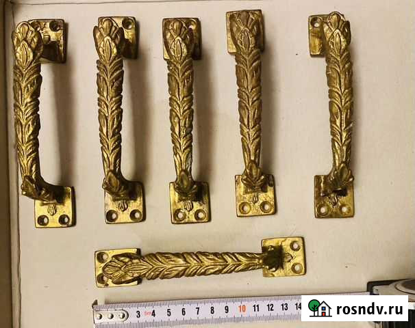 Антикварные Латунные ручки и петли для дверей Красногорск - изображение 1