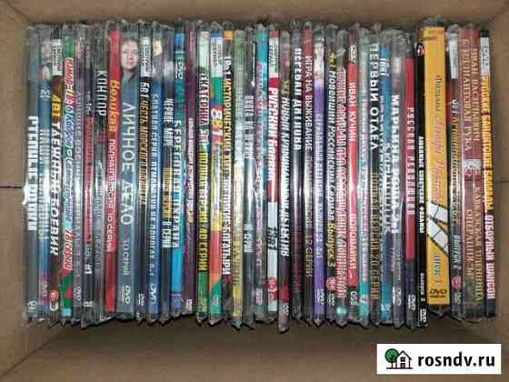 Фильмы на DVD(коробка) 40шт.,новые Красноярск