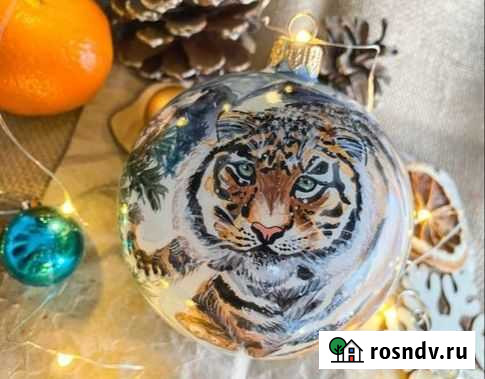 Роспись новогодних шаров Вологда - изображение 1