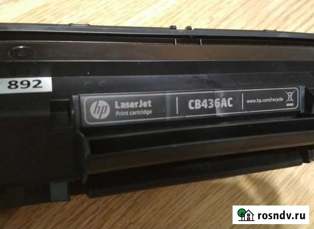 Новый оригинальный картридж HP CB436AC Екатеринбург - изображение 1