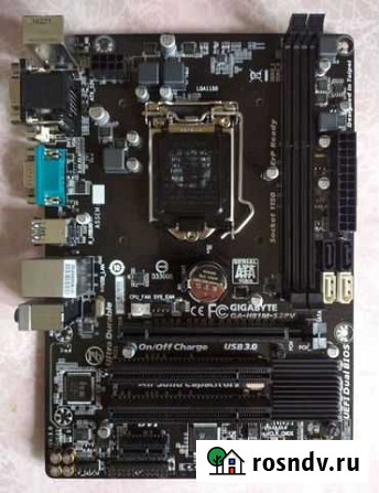 Материнская плата Gigabyte GA-H81M-S2PV Белогорск - изображение 1