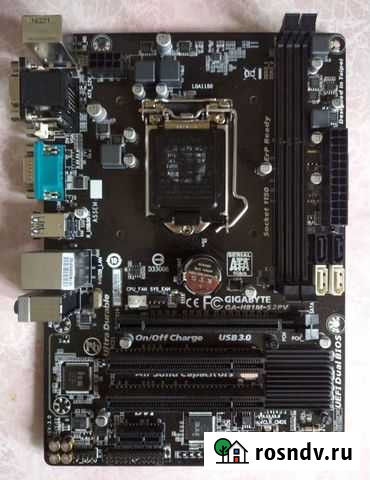 Материнская плата Gigabyte GA-H81M-S2PV Белогорск - изображение 1