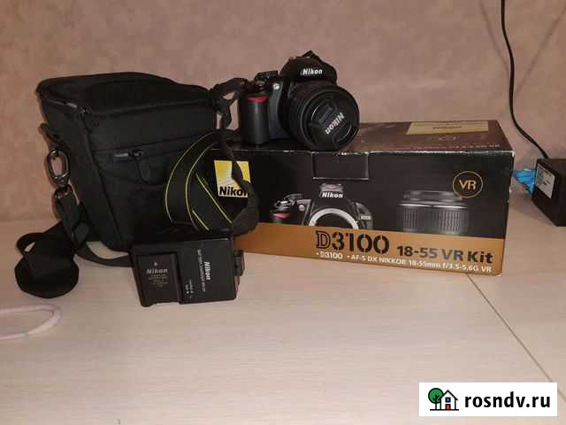 Зеркальный фотоаппарат Nikon d3100 Супсех - изображение 1