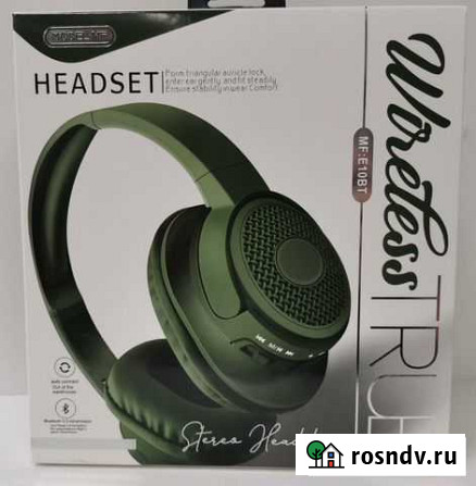 Наушники headset wireless true MF:E10BT черный Красноярск - изображение 1