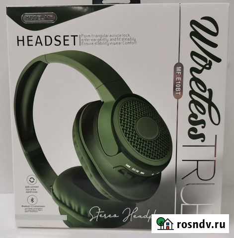 Наушники headset wireless true MF:E10BT черный Красноярск - изображение 1