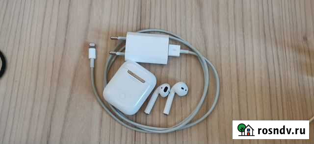 Наушники apple airpods 1 оригинал Благовещенск - изображение 1