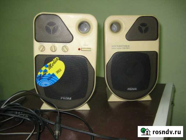 Активные колонки Primax soundstorm 120W pmpo Санкт-Петербург - изображение 1