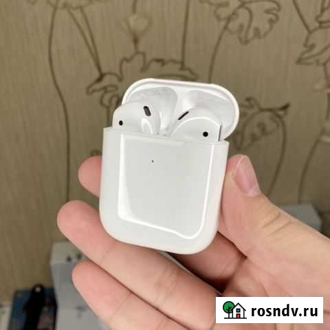 Беспроводные наушники AirPods 2 с гарантией Тобольск - изображение 1