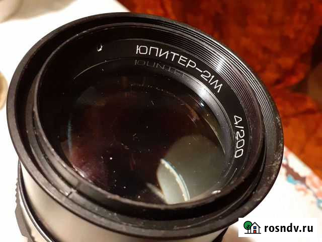 Объектив Юпитер-21м с футляром Челябинск - изображение 1