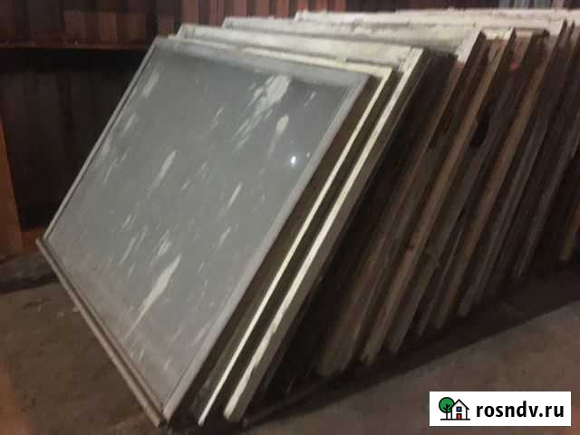 Окно деревянное 1045х1075 б/у Североуральск - изображение 1