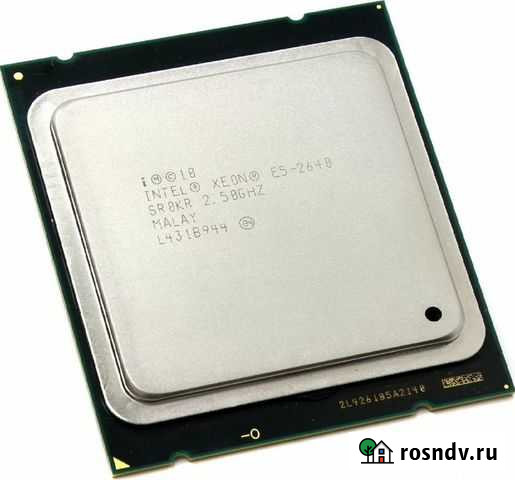 Процессор xeon e5 2640 на сокет lga 2011 Воронеж - изображение 1