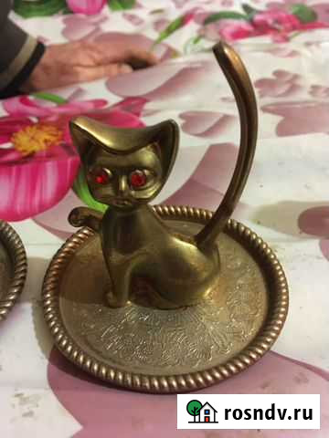 Подствка для колец кот и жираф Хотьково - изображение 1