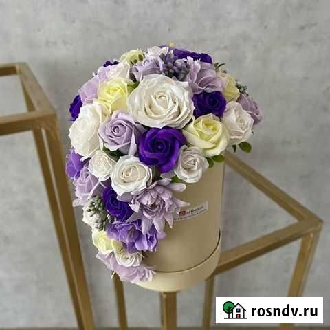 Шикарный букет водопад из мыльных цветов Воронеж - изображение 1