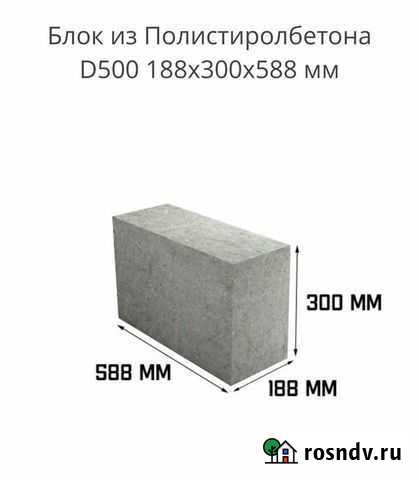 Блоки и утепление из полистиролбетона Щёлкино - изображение 1