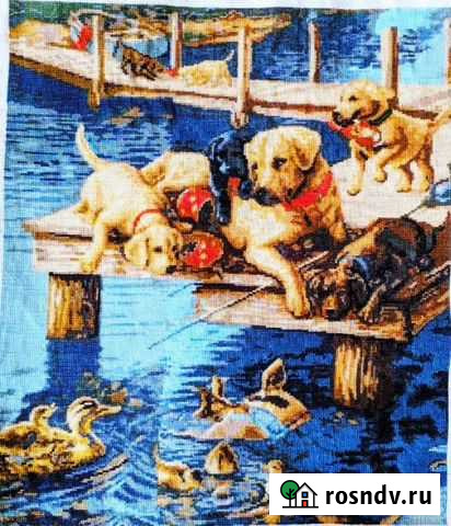 Картина. Вышивка крестом. Ручная работа Новосибирск - изображение 1