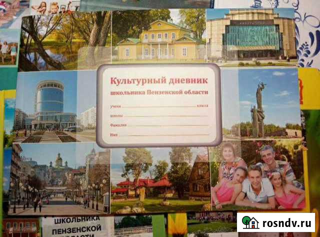 Культурный дневник школьника Пензенской области Пенза - изображение 1