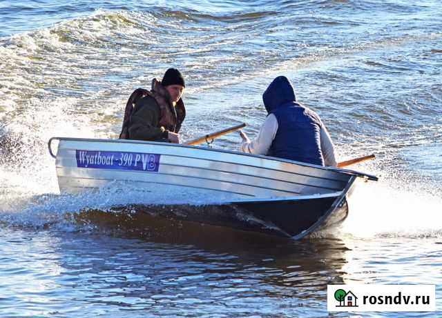 Алюминиевая моторная лодка Wyatboat 390Р новая Красноярск - изображение 1