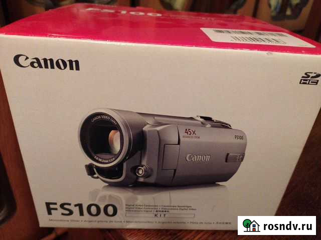 Видеокамера Canon fs100 Нижний Новгород - изображение 1