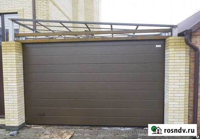 Ворота секционные Алютех 2800х1900 автоматика Казань - изображение 1