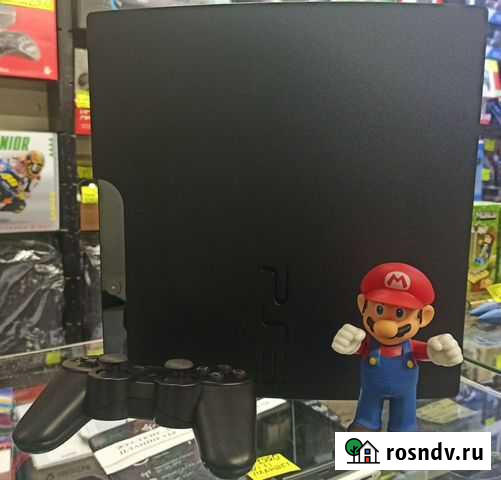 Sony PS3 Slim с прошивкой до 320GB + игры в Марио Иваново - изображение 1