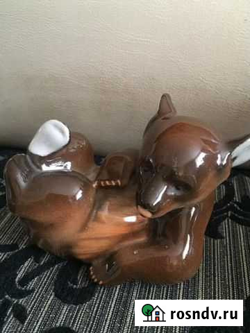 Фарфоровая статуэтка медведь Чита - изображение 1