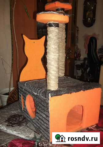 Домик для кошки Радужный - изображение 1