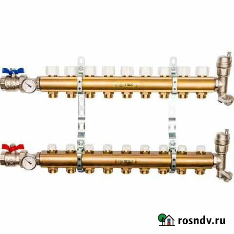 Stout Коллектор из латуни без расход. на 9 вых. Ст Тбилисская - изображение 1