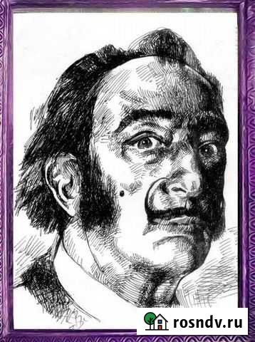 Великие люди картина пером Рязань - изображение 1