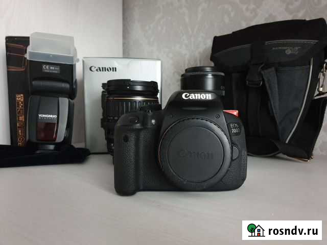 Зеркальный фотоаппарат canon 700d body, 28-135mm Калининград - изображение 1