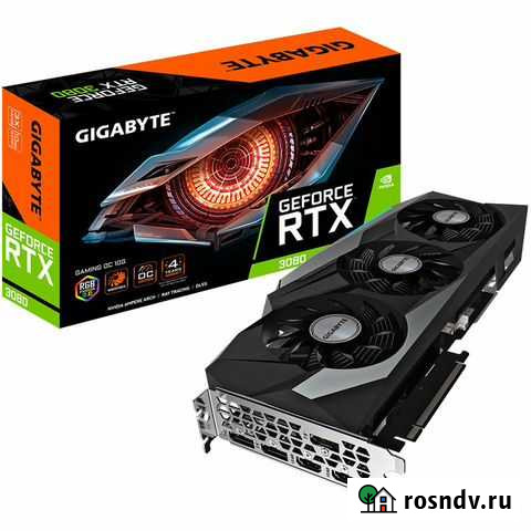 Новая Видеокарта gigabyte RTX 3080 gaming OC rev 2 Ростов-на-Дону - изображение 1