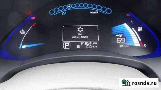 Русификация приборной панели Nissan Leaf Томск