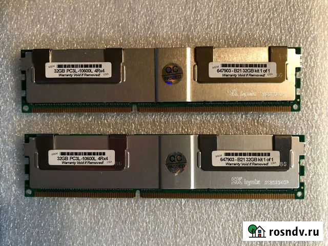 LR-dimm DDR-3 64Gb 4Rx4 PC3L-10600L SK Hynix Владивосток - изображение 1