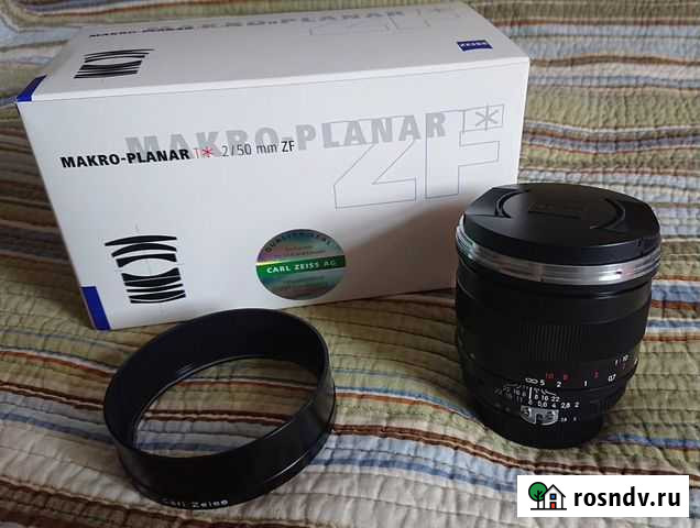 Объектив Carl Zeiss Makro-Planar 2/50 ZF Петропавловск-Камчатский - изображение 1
