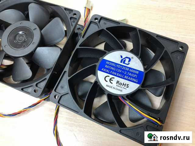 Вентилятор для Antminer S9, L3, A3, A4+, T9 Красноярск - изображение 1