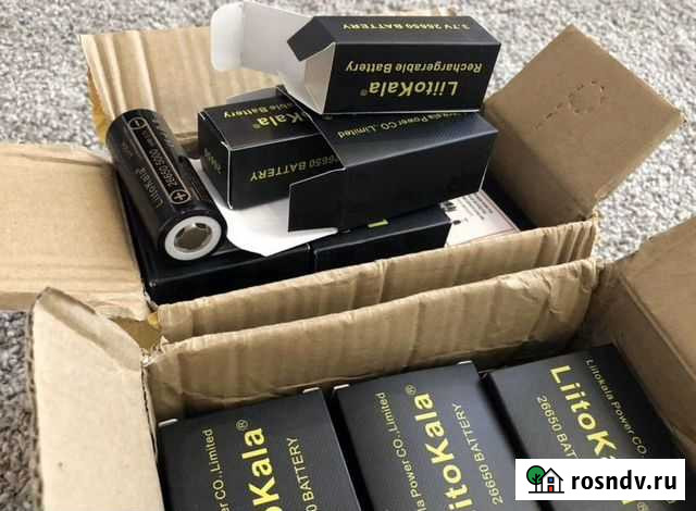 Аккумуляторы Liitokala 26650 5000 mAh Новосибирск - изображение 1