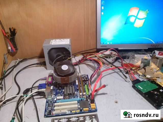 Сокет775 g41 gigabyte ga-g41m-es2l rev 1.0 Уфа - изображение 1