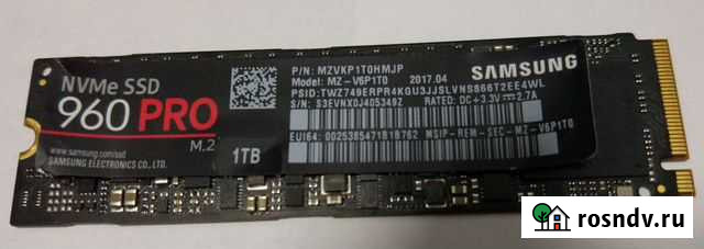 SSD Samsung 960 PRO 1TB Воронеж - изображение 1