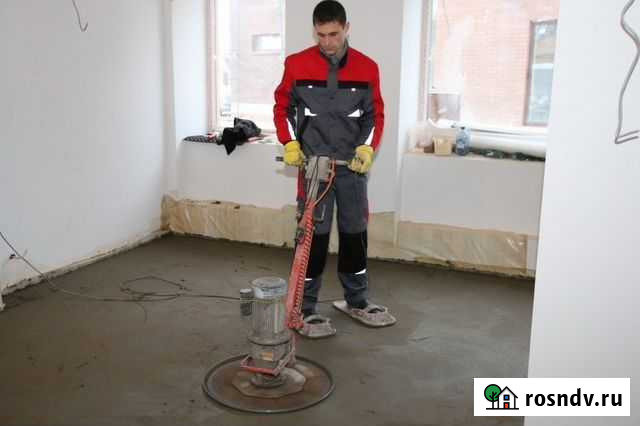 Полусухая стяжка пола. Стяжка пола за 1 день Калининград - изображение 1