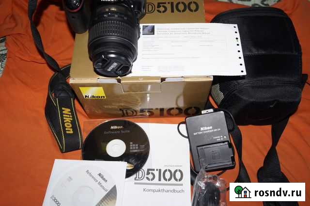 Nikon D 5100 + объектив 18-55 с матрицей от sony Казань - изображение 1