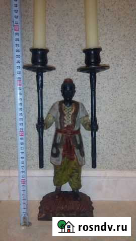 Венская бронза, Бергман Франц, подсвечник, 19в Балашиха - изображение 1