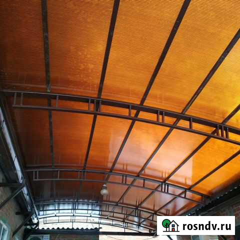 Навес из поликарбоната Уютерра 2.1 Таганрог - изображение 1