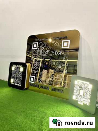 Вывеска для бизнеса с qr кодом 78078 Санкт-Петербург - изображение 1