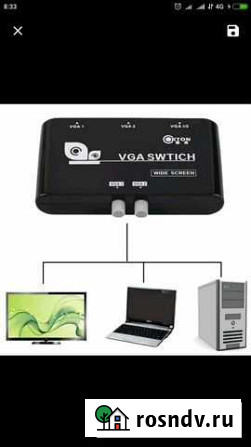 VGA свитчер подключение к монитору 2VGA Барнаул - изображение 1